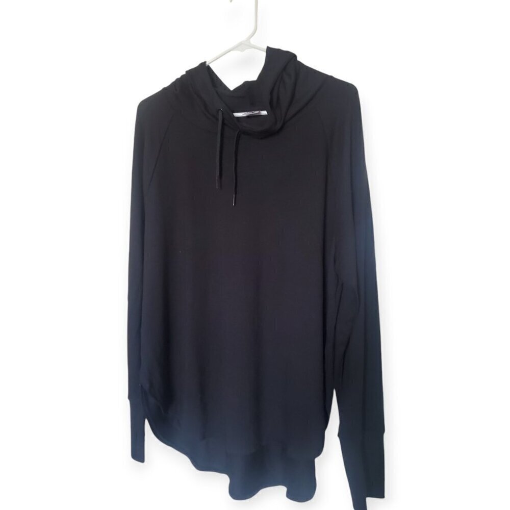 Athletic Works 2XL/XXL/20 Lightweight Black Hoodie Hooded Sweatshirt Hi-Lo NWOT